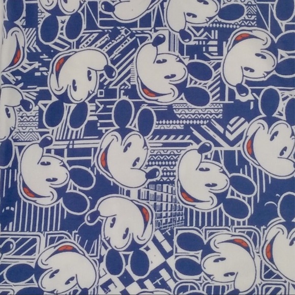 LuLaRoe Disney OS Leggings Mickey Mouse 2-10 LLR - Picture 2 of 7
